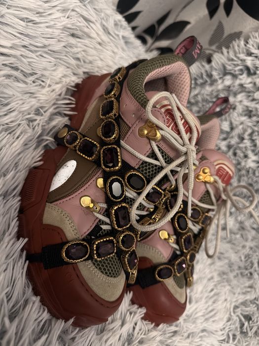 Adidasi gucci flashtrek