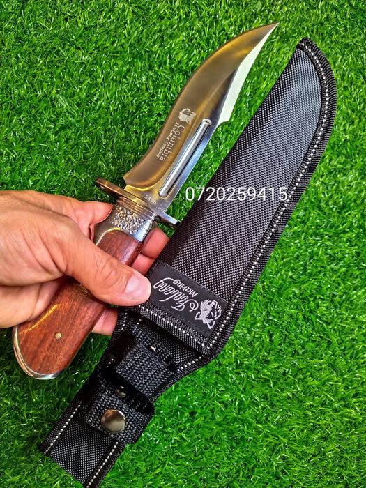 Cutit Profesional COLUMBIA + Teaca, Camping, Vanatoare, Pescuit 310mm!