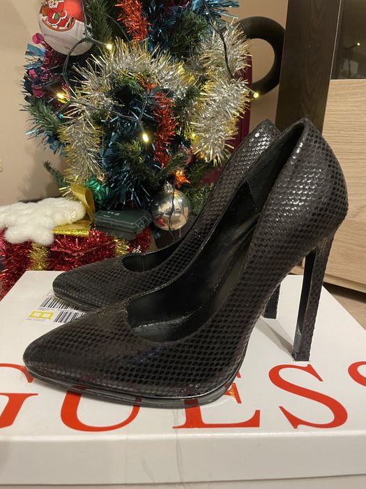 Дамски обувки на ток Paolo Boticelli, Заострени, Черен, 36 номер