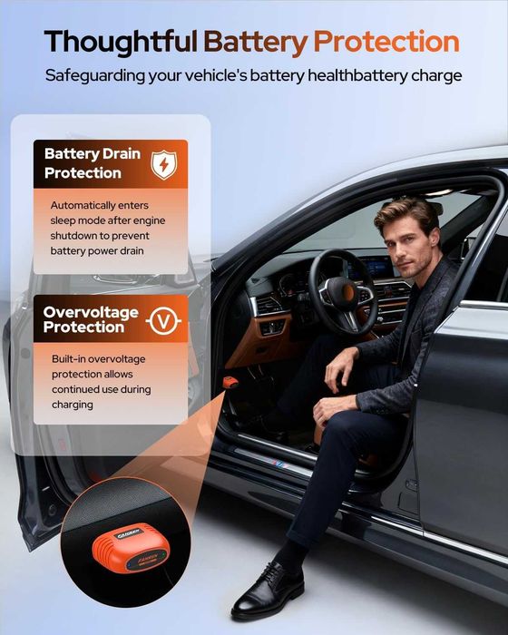 FAHREN OBD2 скенер, инструмент за автомобилна диагностика - Bluetooth безжичен OBD2