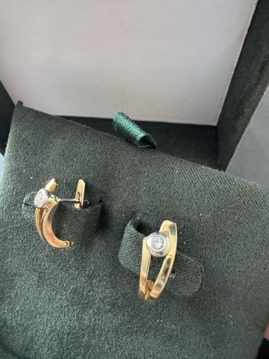 Серьги с бриллиантами 585