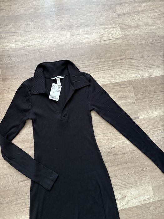 Черна рокля за бременни H&M