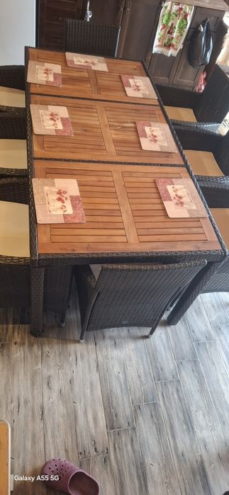 Ратанов градински комплект