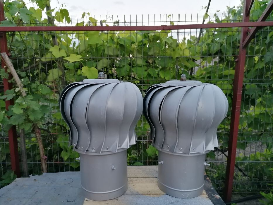 Pălărie terminal rotativa pentru coșuri de fum, diametru 150 mm