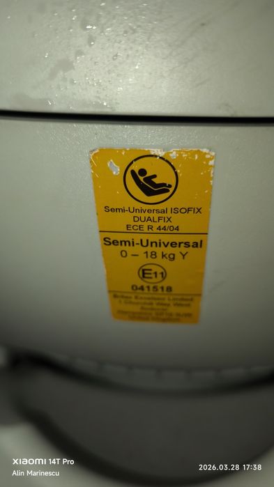 Scaun auto Britax Römer Dualfix
