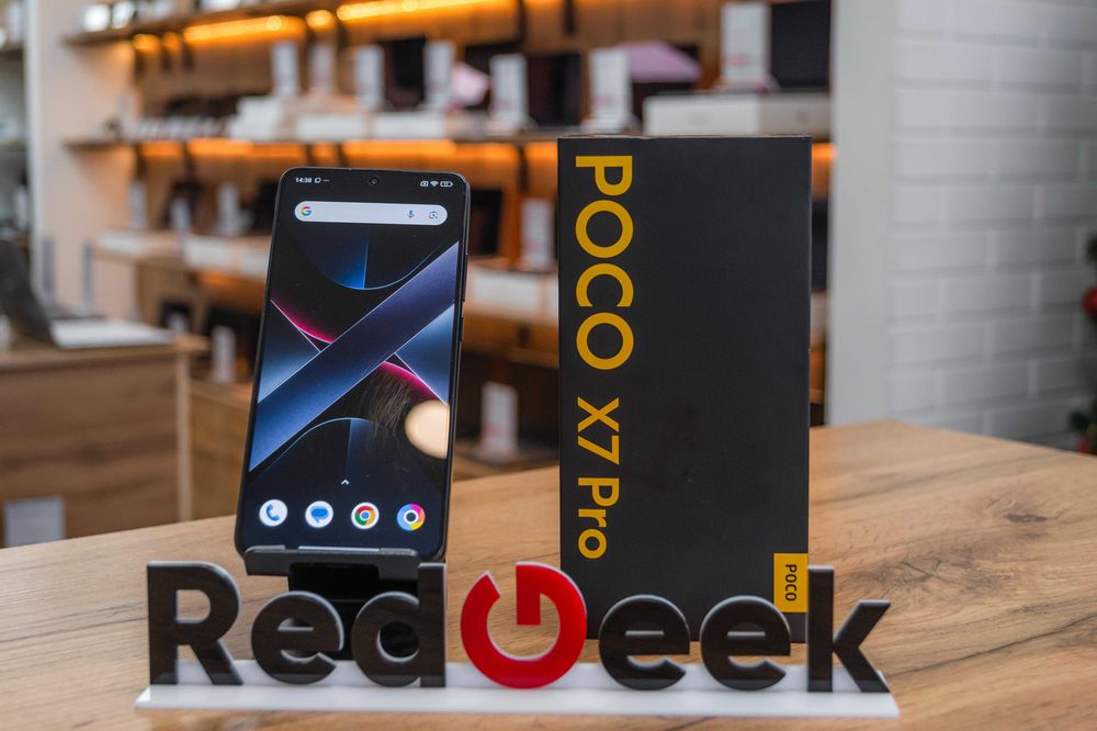 Новый POCO X7 Pro Black 12/512 GB распечатанный Магазин Red Geek