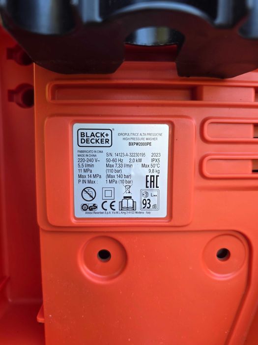 Masina de spalat cu presiune 2000W BXPW2000PE Black&Decker