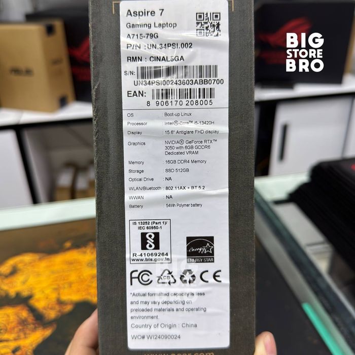 Aser noutbook kompyuter