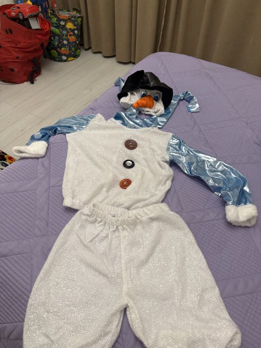 Костюм снеговика, на 3-5 лет