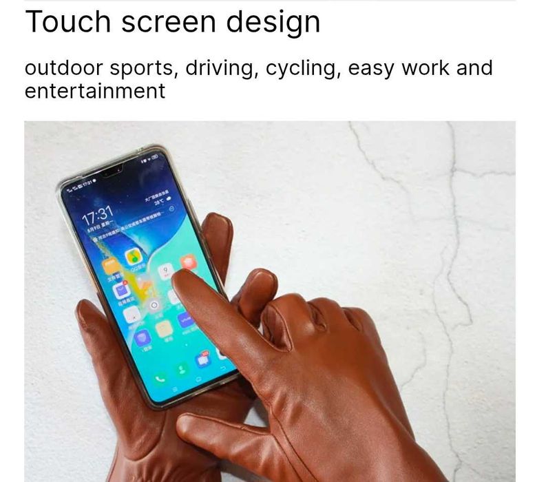 Перчатки мужские тонкие