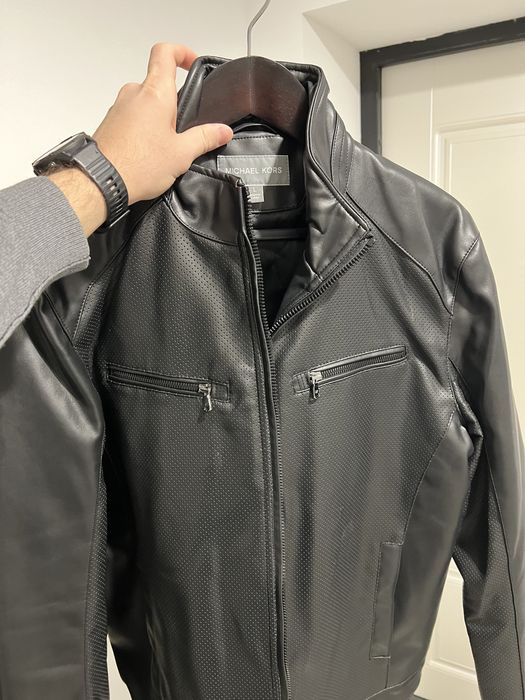 Кожаная куртка Michael Kors