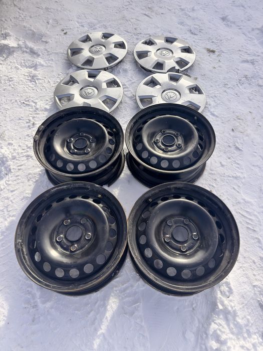 Диски с колпаками от шкоды