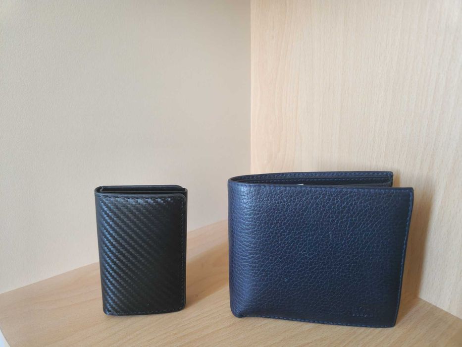 Mодерен мъжки портфейл с алуминиев или карбонов корпус