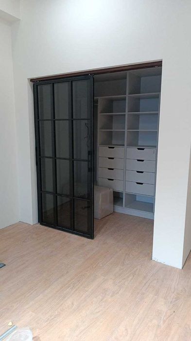 Перегородки двери стеклянные deraza oyna стекло Лофт Loft