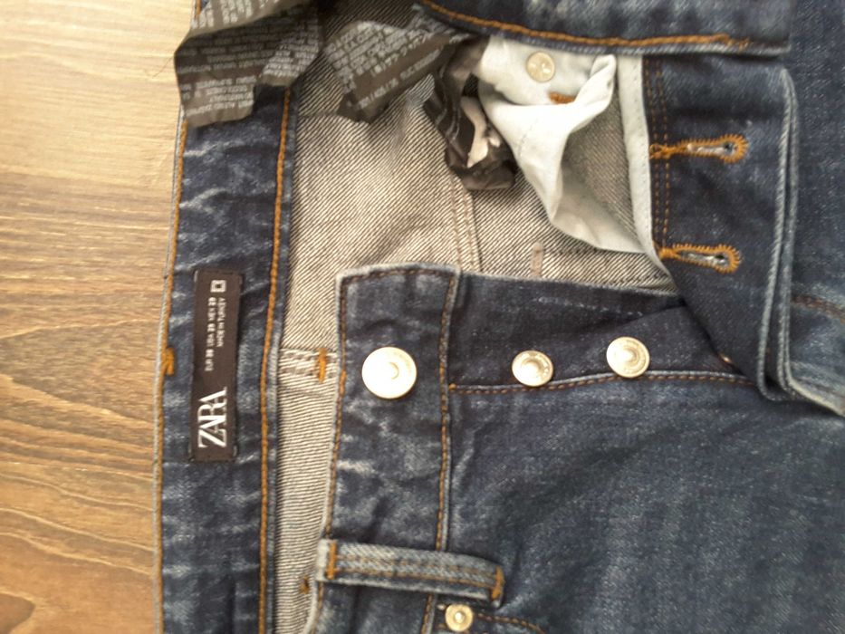 Дънки класически деним- момче 170 см/ Зара