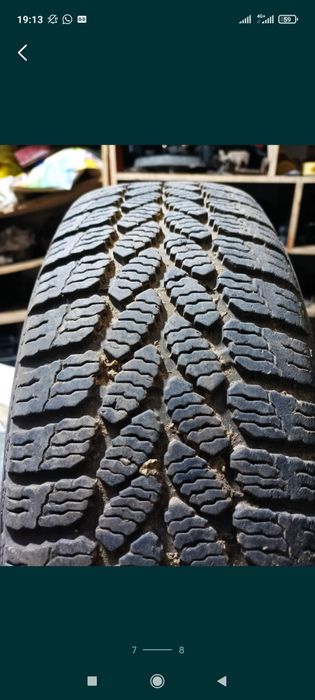 Cauciuc anvelopă iarnă 14 țoli și pentru roată rezervă...