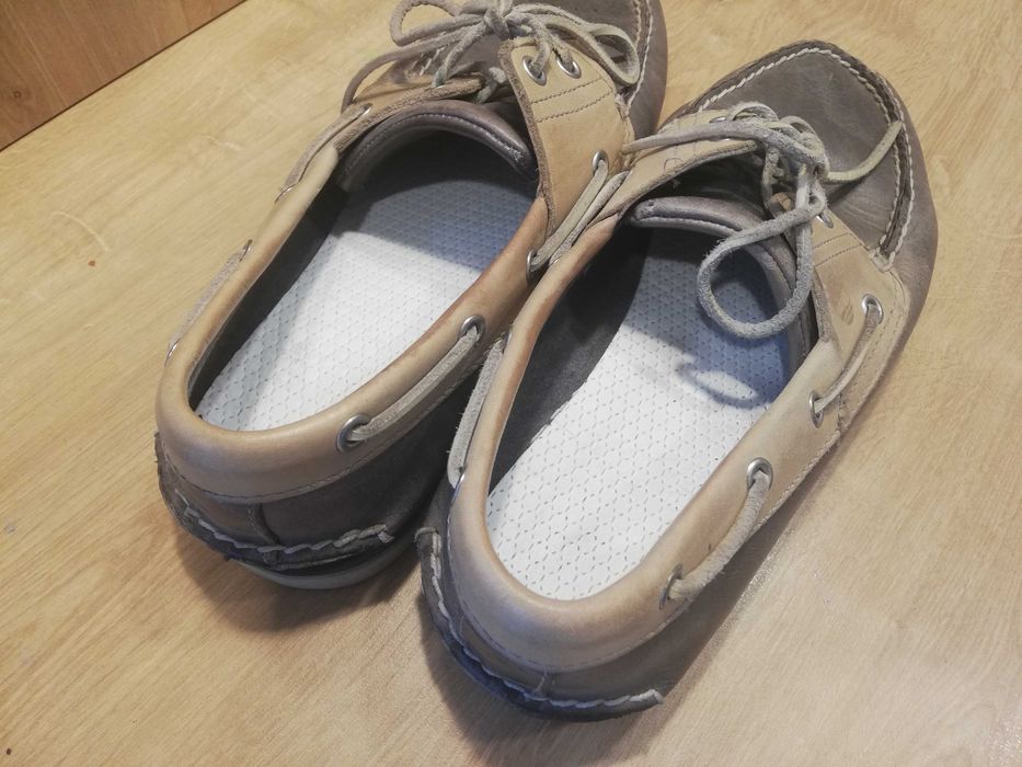 Papuci piele gri Timberland 42