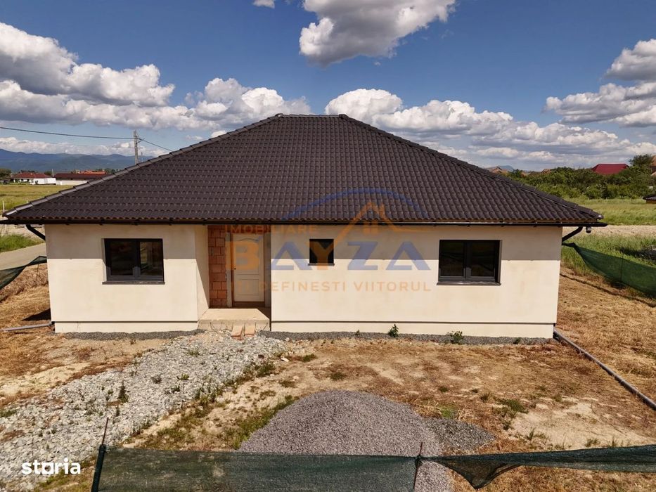 Casă nouă 2025 parter, 125 mp utili, teren 600 mp, Mocira, Comision 0%