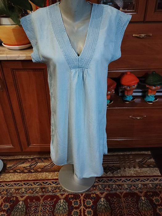 Светло сини дънкови рокли