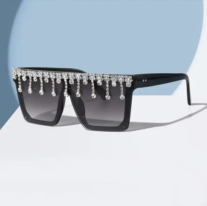 Стильные очки с камнями стразами, эксклюзив!