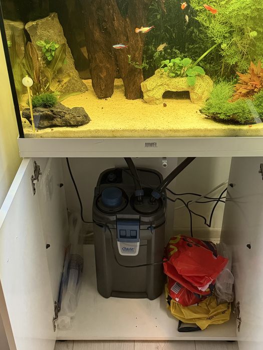 Acvariu |support Juwel 120 litri+ filtru oase thermo 350