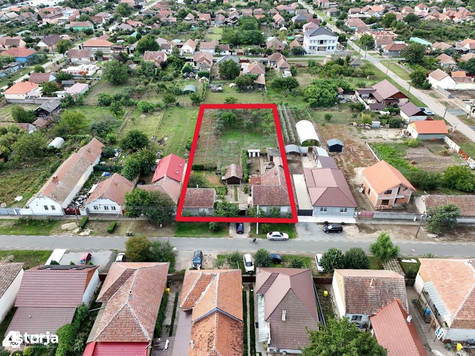 Casă în Loc. Curtici, cu teren 2091mp fs 28ml