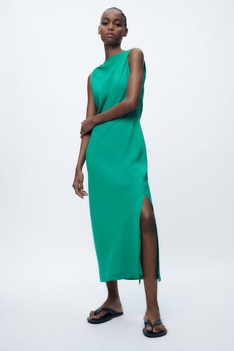 Платье Zara из льна