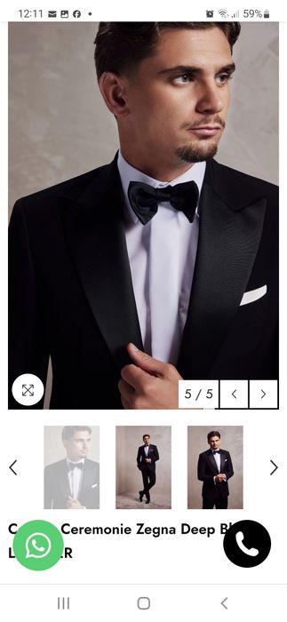 Costum ceremonie Alberto Dobre