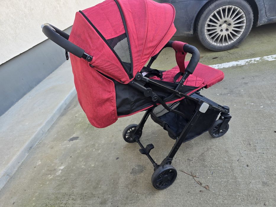 Carucior tip troler + protectie marsupiu