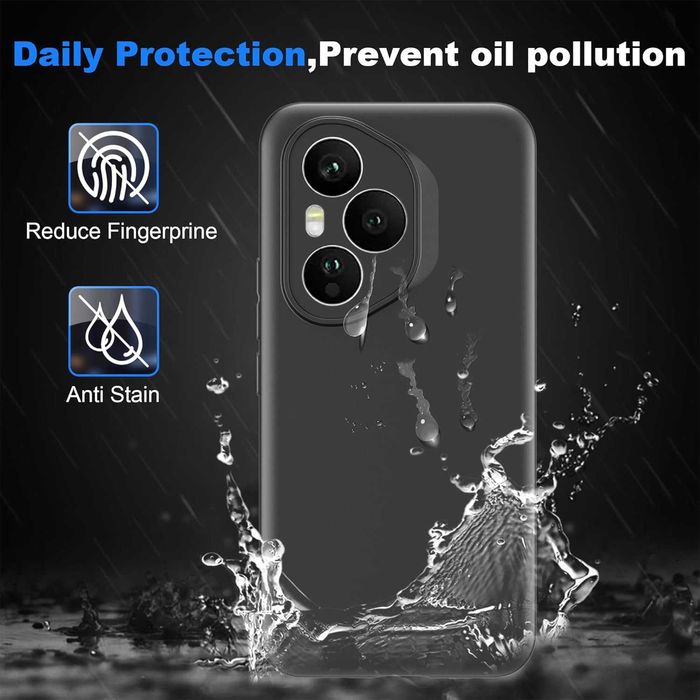 Матов Силиконов Кейс за Honor 400 5G Със Защита на камерата Различни