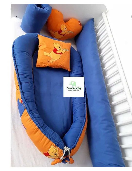 Cuib,protectie lateral pat bebe(personalizat),Tort Scutece.Timisoara