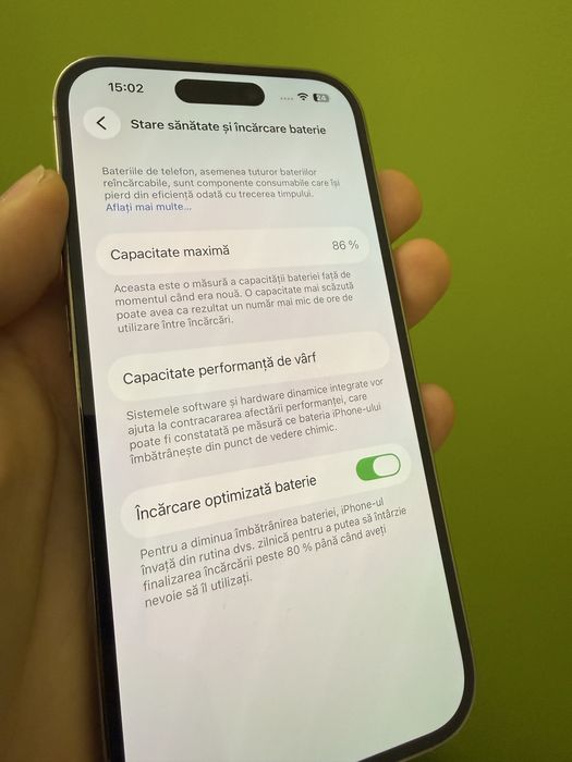 Telefon iPhone 14 Pro 128GB Gold -86% baterie - stare perfecta