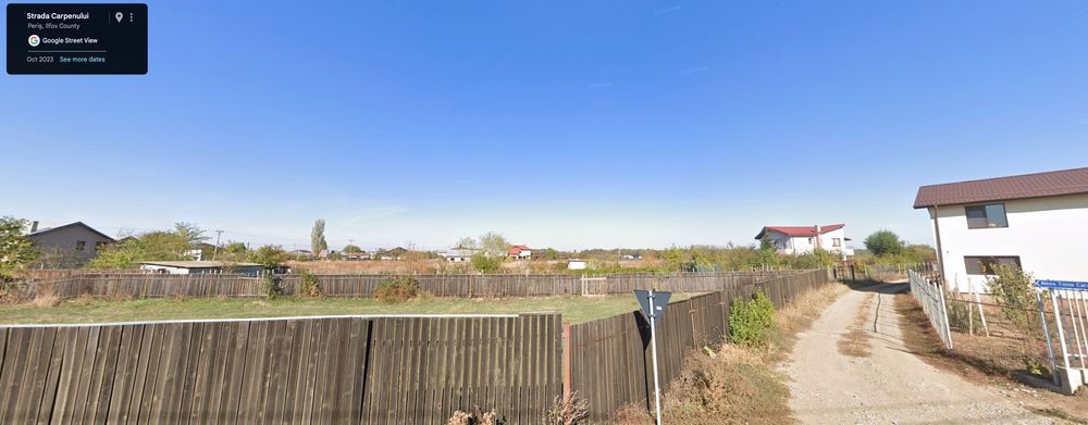 Teren intravilan Ilfov-Periș - două parcele 2465 + 2465 mp