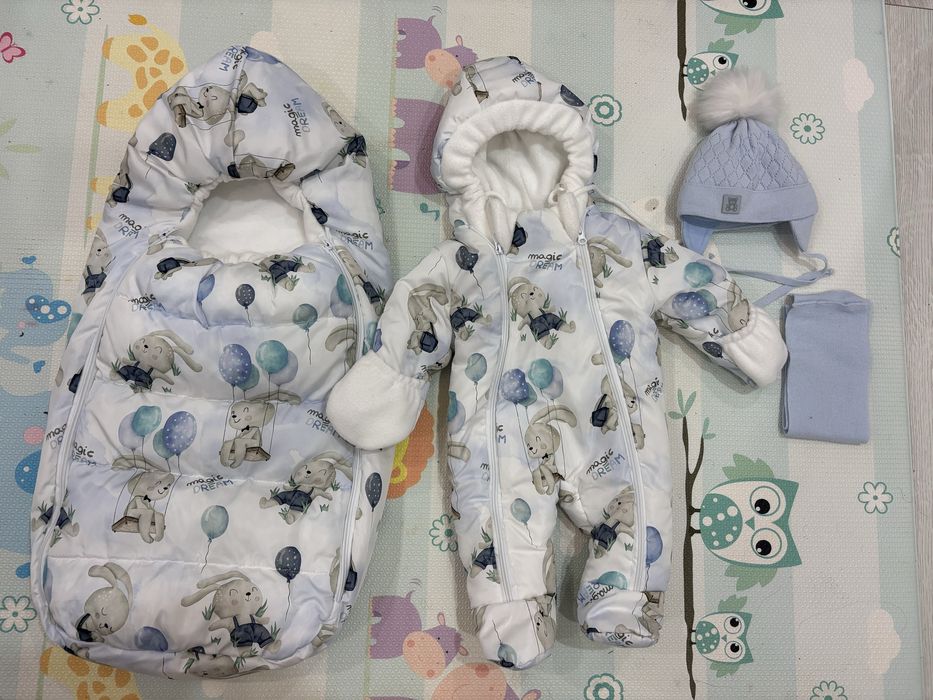 Одежда 0-3 месяца слипы,боди,шапки