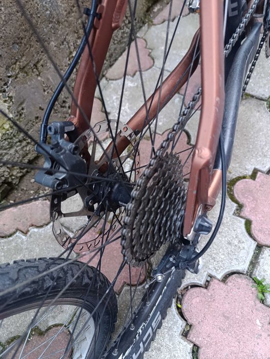 Bicicletă Focus , full Shimano, furcă fox 32. Roți 26