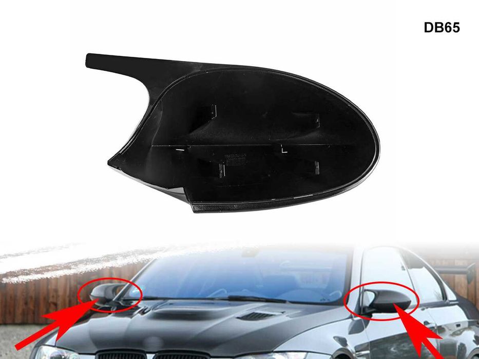 Capace Oglinzi Batman M Style Negru Lucios Ornamente BMW E87 E90 E92