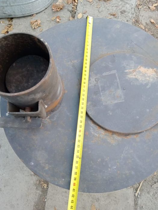 Дровяная печь заводская