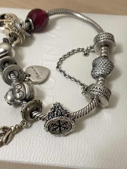 Браслет Pandora оригинал с шармами