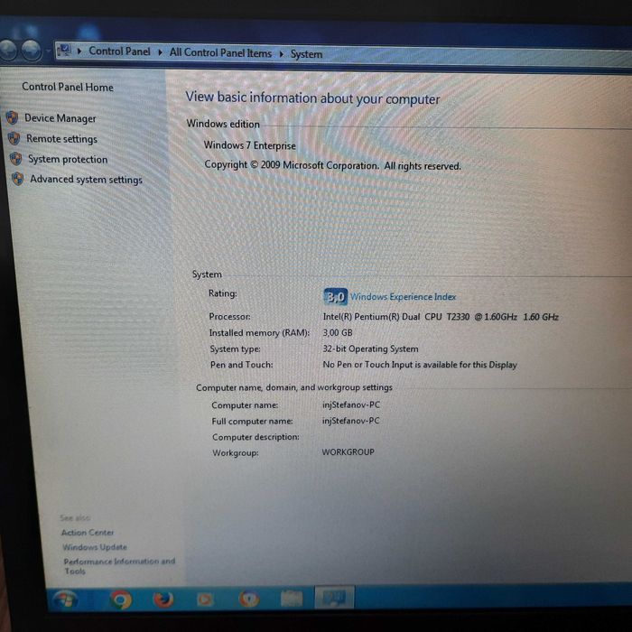 Лаптоп Toshiba satellite
