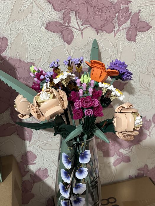 цветы букет Лего