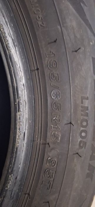 DOT 2025! 2бр 195 65 15 Bridgestone blizzak lm005