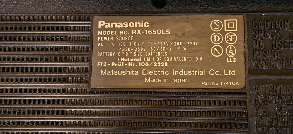 Radio -cd Sony ZS PS50 și radiocasetofon Panasonic RX1650LS