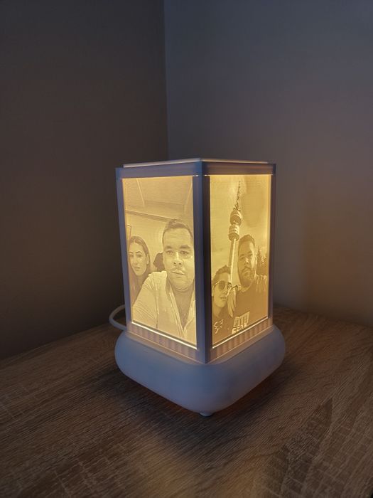 Персонализирана Литофан лампа със снимки