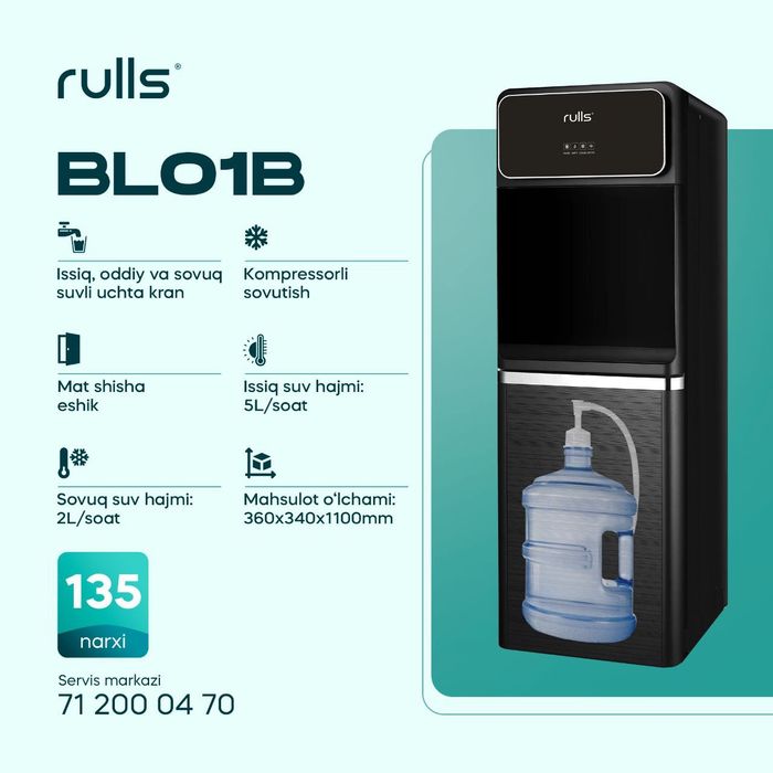 Dunyoda yagona suv kuller рассрочка есть 2026 new 24/7