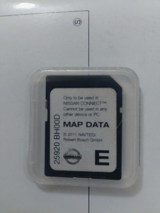 Card navigatie Nissan LCN1 Europa V12 Qashqai Juke Cube Note Micr