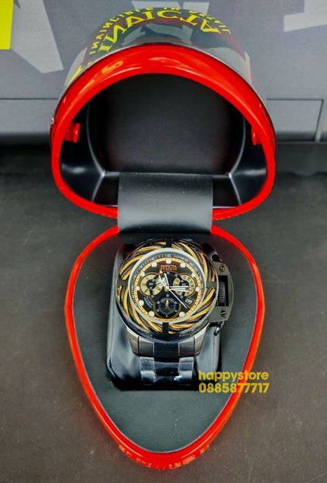 часовник INVICTA Reserve I-Force Chronograph Black 52 mm, Инвикта нов