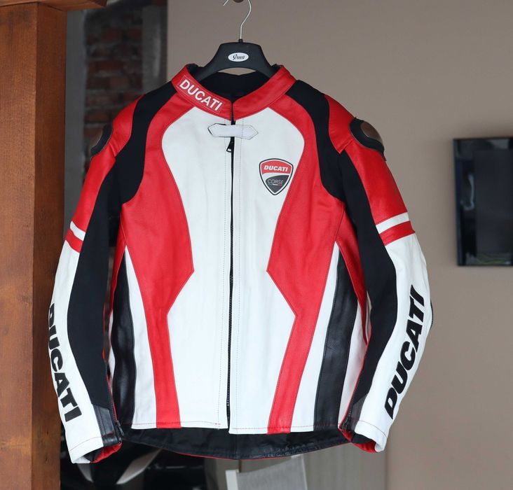 Яке от естествена кожа, DUCATI CORSE, размер М, (екипировка за мотор)