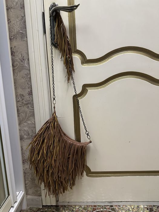 Сумочка женская замшевая