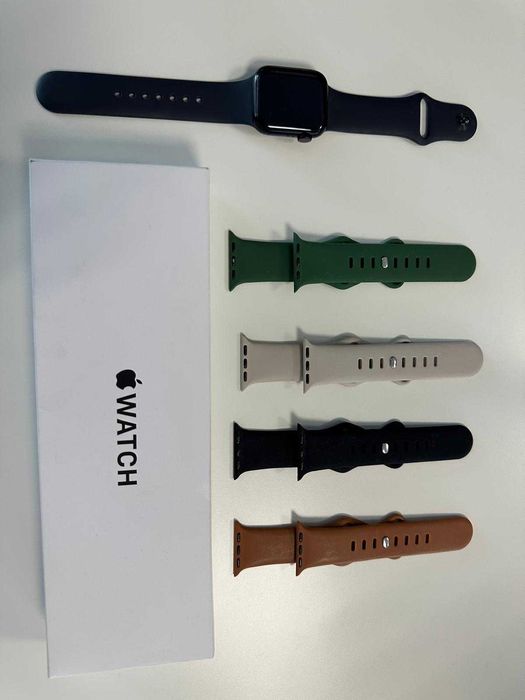 Apple Watch SE Gen 2  | 44 mm Aluminiu  |  Stare excelentă | Factură + Cutie + 4 curele extra