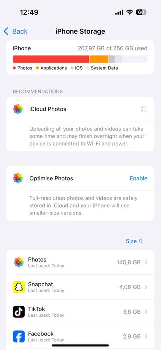 iPhone 15 256GB 93% капацитет на батерия  Black+Mode
